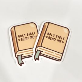 Read me Bible Sticker